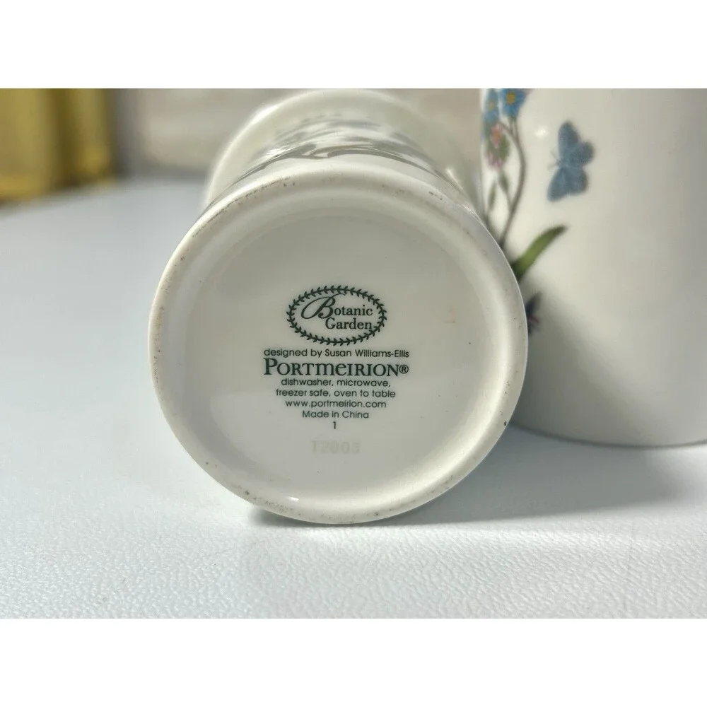 Portmeirion Botanic Garden Set of 4 Ceramic Herb & Spice Jars